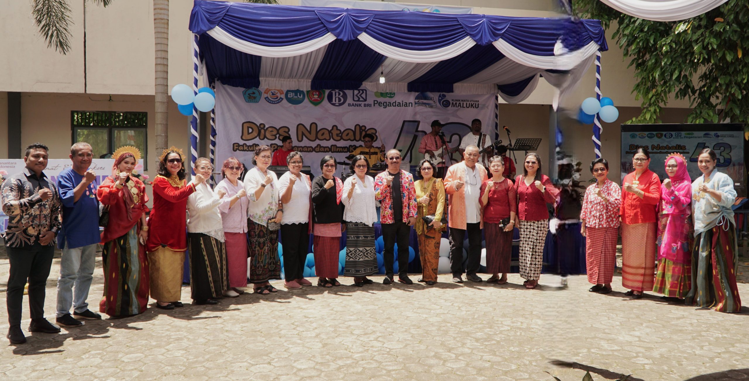 Dosen MSP di acara puncak Dies Natalis FPIK Unpatti ke-43