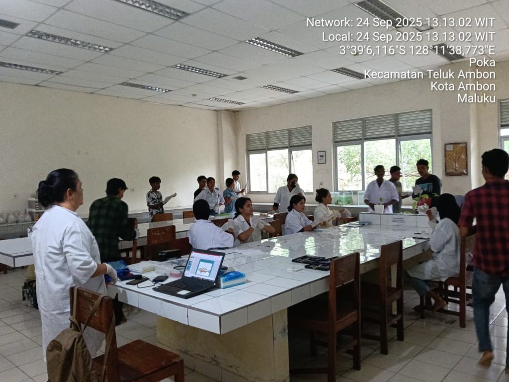Praktikum Prodi PSP-Mata Kuliah Ikhtiologi - Pengamatan Tingkat Kematangan Gonad Ikan. 24 September 2025