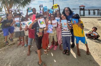 Dukung SDGs, MSP FPIK Unpatti Tanamkan Cinta Laut Sejak Dini melalui Coloring Class
